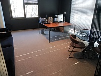 Укладка ковролина в офисе